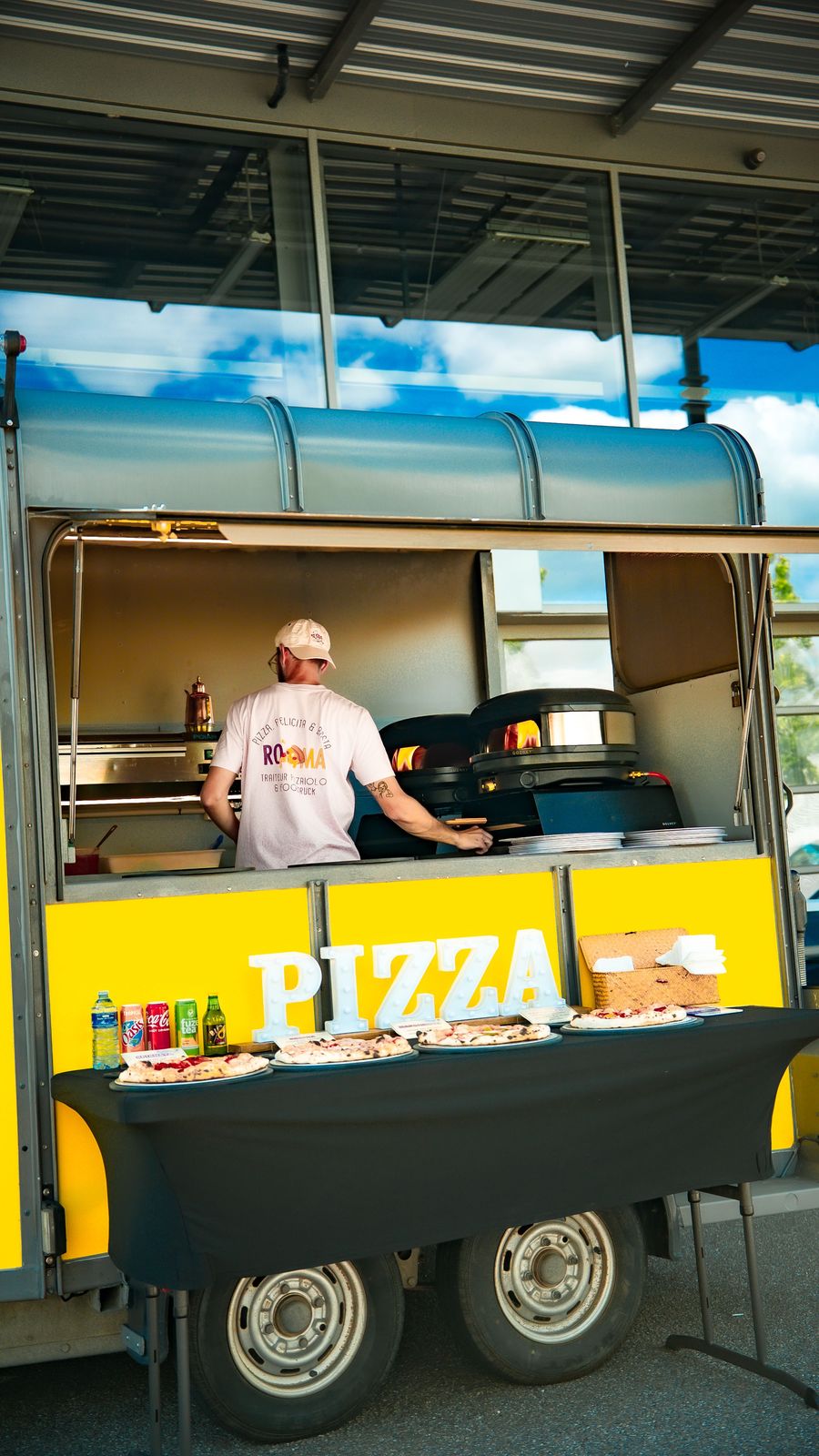 Le foodtruck pendant un événement